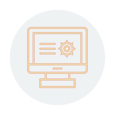 Basit Araştırma simgesi, vektör illüstrasyonu