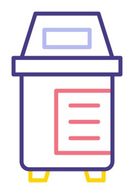 Bağış Kutusu vektör simgesi