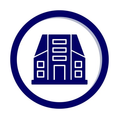 Şehir İnşa Ağı simgesi, vektör illüstrasyonu