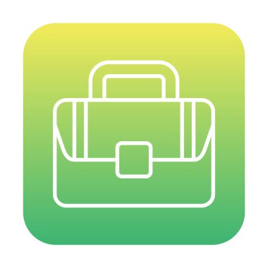 Çanta. Web simgesi basit illüstrasyon