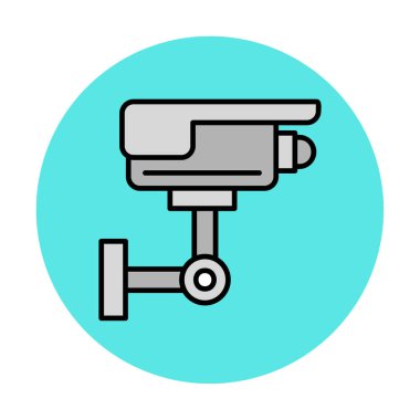 ccTV kamerasının vektör illüstrasyonu 