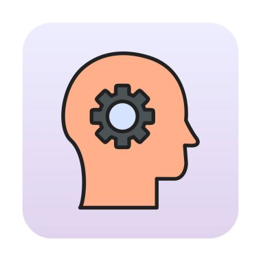 yaratıcı vektör düz renk simgesi 