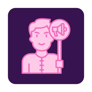 Propaganda konsepti vektör illüstrasyonu