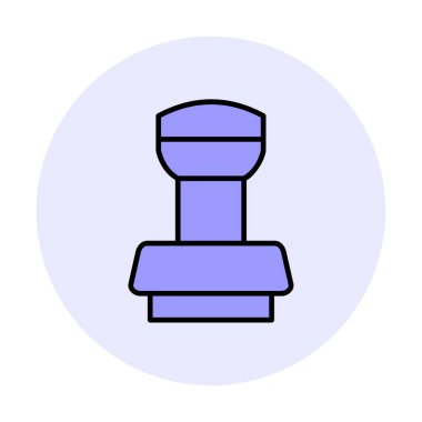 Dolu taslak biçiminde damgalama simgesi