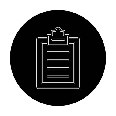 Grafik, basit pano simgesi vektör çizimi