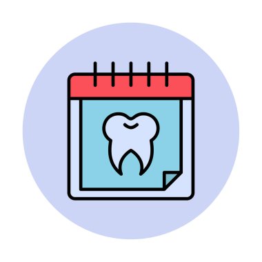 Vektör illüstrasyonundan diş atama simgesi 