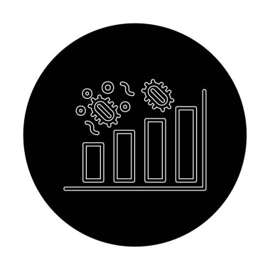 ilerlemeyi artıran veri analiz renk simgesi