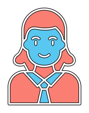 Psikiyatrist simgesi vektör illüstrasyonu