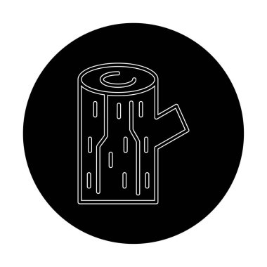 tahta günlük simgesi, vektör illüstrasyonu 