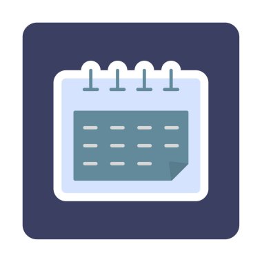 calendar icon, vector illustration design
