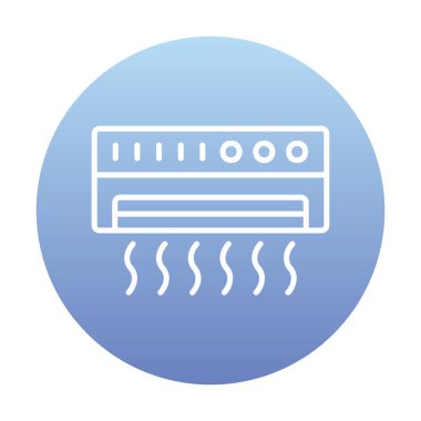 Klima ikonu vektör illüstrasyonu