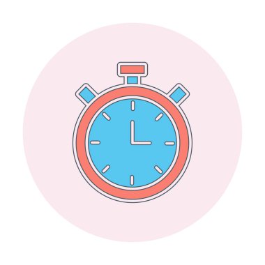 Kronometre basit vektör simgesi