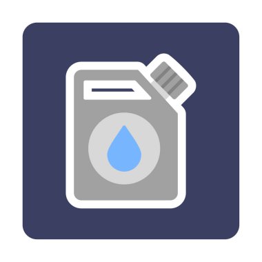  Yakıt Çubuğu simgesi, vektör illüstrasyonu   