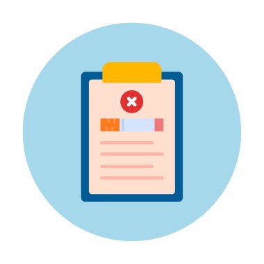 Liste web simgesi, vektör çizim 