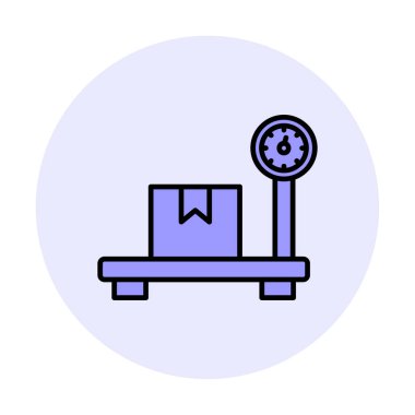 ölçekli düz simge, vektör illüstrasyonu 