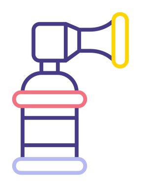 Air Horn simgesinin vektör illüstrasyonu