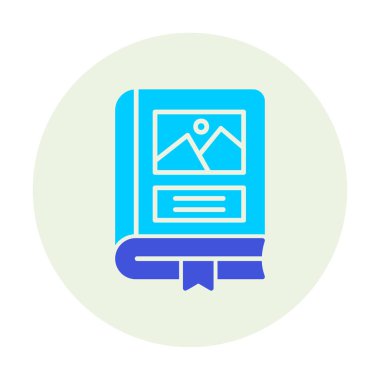 Fotoğraf Albümü vektör simgesi modern vektör illüstrasyonu