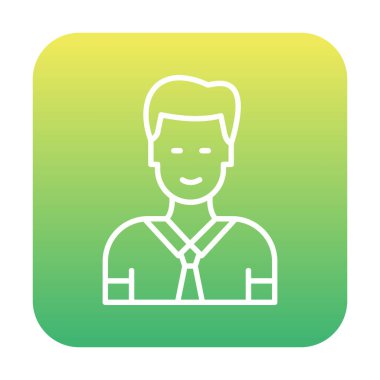 Basit düz yönetici satırı simgesi