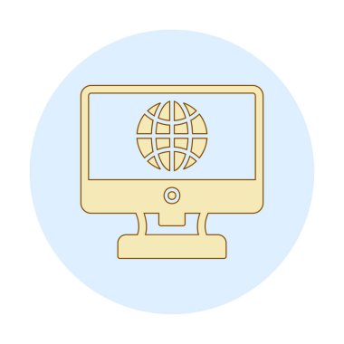 Internet bağlantısı simgesini vektör çizim