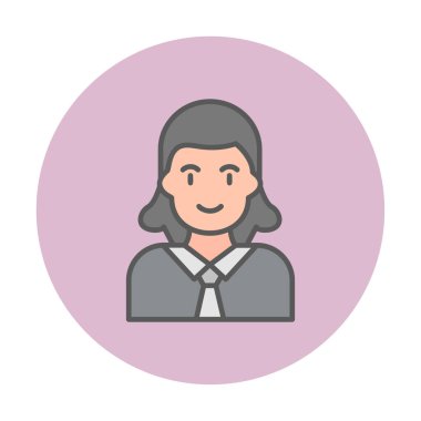 Psikiyatrist simgesi vektör illüstrasyonu