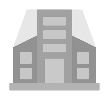 Şehir İnşa Ağı simgesi, vektör illüstrasyonu