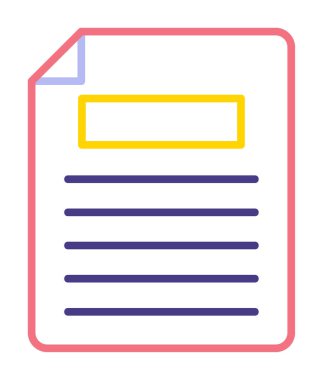 Seo Rapor. dosya belgesi izole edilmiş simge vektör illüstrasyon tasarımı                    