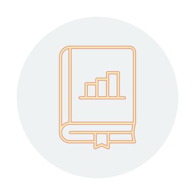 Çizelge simgesi, vektör illüstrasyonu   