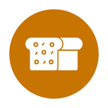 Gıda simgesi, Ekmek 'in vektör illüstrasyonu                    