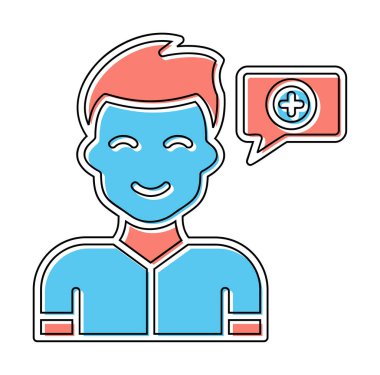 Pozitif Düşünce konsepti vektör illüstrasyonu