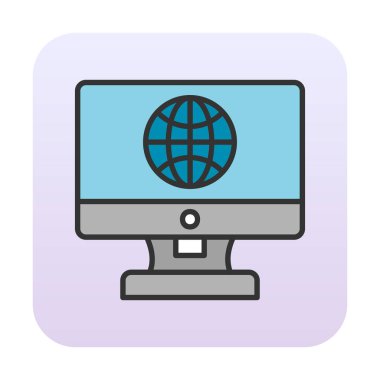 Internet bağlantısı simgesini vektör çizim