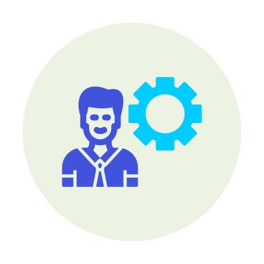 Basit düz yönetici satırı simgesi