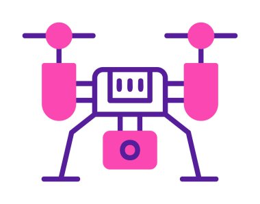 İHA simgesi, vektör illüstrasyonu  