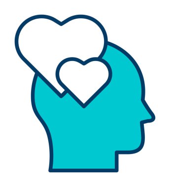 Aşık kişi ikon vektör illüstrasyonuName