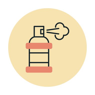 Boya spreyi simgesi, vektör illüstrasyonu 