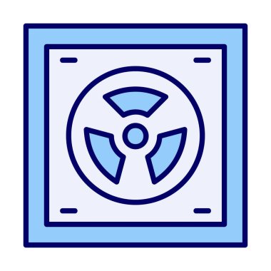 Radyoaktif simge, vektör illüstrasyonu