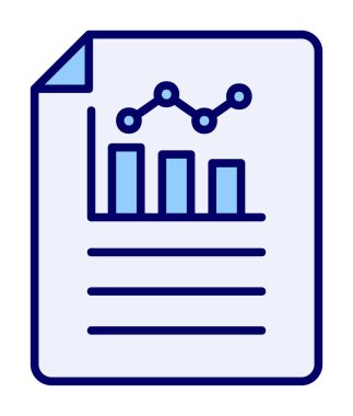 çubuk çizelgesi vektör illüstrasyonu