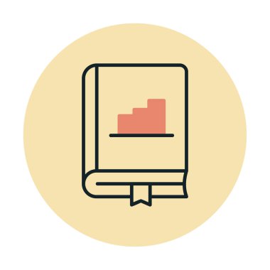 Çizelge simgesi, vektör illüstrasyonu   