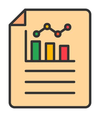 çubuk çizelgesi vektör illüstrasyonu