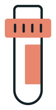 Test Tube modern icon vector illustration