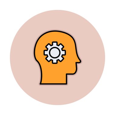 yaratıcı vektör düz renk simgesi 