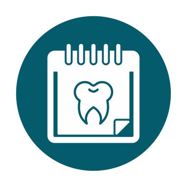 Vektör illüstrasyonundan diş atama simgesi 