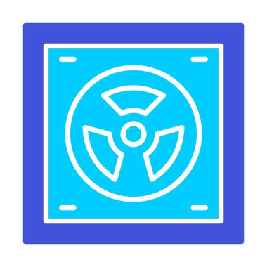 Radyoaktif simge, vektör illüstrasyonu