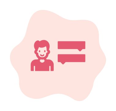 Röportaj simgesi çizimi