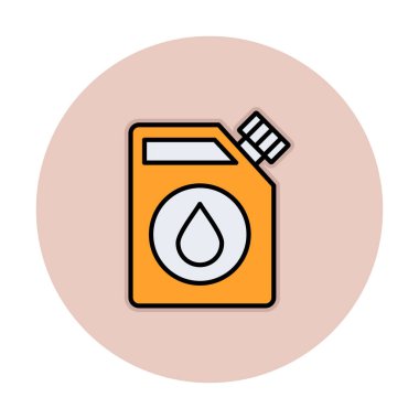  Yakıt Çubuğu simgesi, vektör illüstrasyonu   