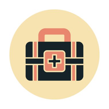İlk yardım kiti vektör illüstrasyonu