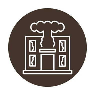 Savaş Yıkım konsepti vektör çizimi