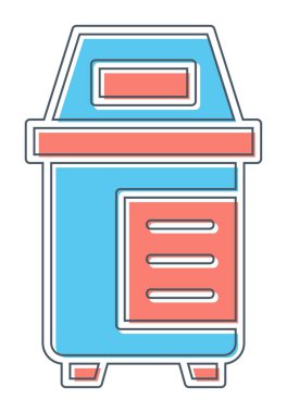 Bağış Kutusu vektör simgesi