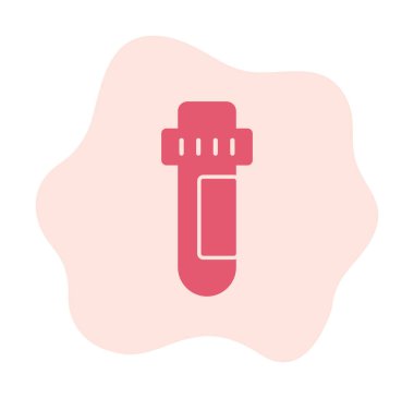 test tüpü modern simge vektör çizimi