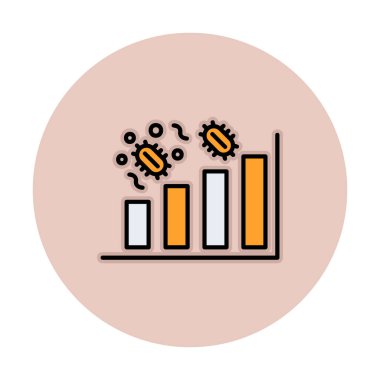 ilerlemeyi artıran veri analiz renk simgesi