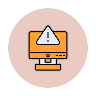 Hata imza simgesi vektör illüstrasyonu